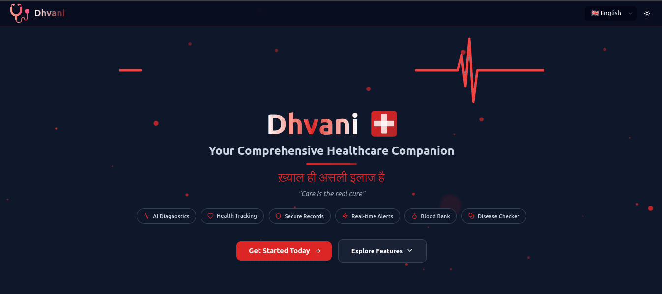 Dhvani - Comprehensive Health Management Platform